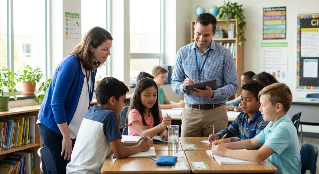 Teacher development and professional learning illustration for Dr Anup Sharma article